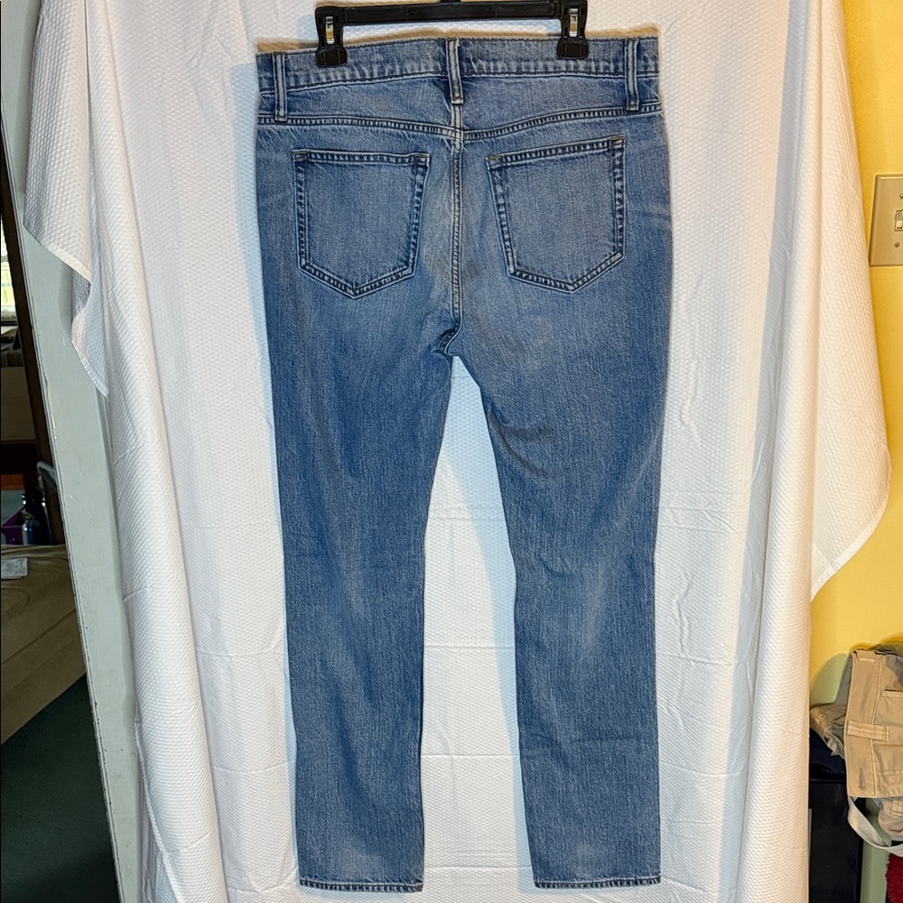 J. Crew Men's Denim Slim Jeans in Light Blue size 34x32